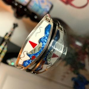 925 sterling silver round bracelet💎